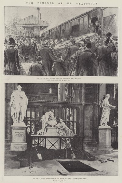 El funeral del Sr. Gladstone de Melton Prior